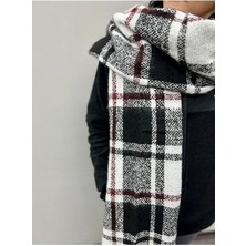 Yumuşak Dokulu Ekoseli Buklet Atkı