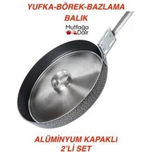 32 cm Kapaklı Kızartma Tavası