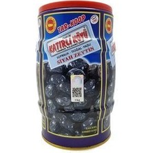 Gemlik Kahvaltılık Siyah Zeytin Teneke 1 kg