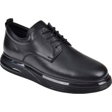 Voyager Hakiki Deri Spor Taban Erkek Ayakkabı Voy-1042   Siyah