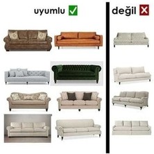 3+2+1+1 Bürümcük Yıkanabilir Lastikli Esnek Koltuk Örtüsü Takımı Koltuk Kılıfı GRI/GA3211
