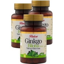 Ginkgo Biloba Tableti 60 x 600 Mg 3 Kutu