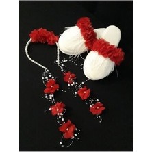 Kırmızı Lohusa Terlik Tac