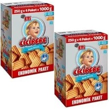 Cicibebe Bebek Bisküvisi 1000 Gr. x 2 Adet (Ekonomik Paket)