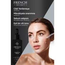 French Secret Aktif Kömür İçeren Charcoal Bakım Serumu Aha %01 + Bha%01 + Niacinamide 30 ml