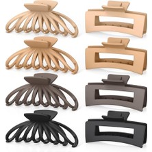 Brave Bull Women Hair Clips Matte Non-Slip Large Hair Clips For Thick And Thin Hair 4.7 Inch Styling Large Hair Clips Fashion Hairstyle Accessories Women Girls Christmas Gifts (Yurt Dışından)