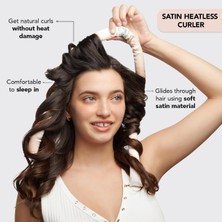 Brave Bull Satin Heatless Curling Kit – Night Curler Heatless Curling Iron Heatless Curling Iron Overnight Curls (Yurt Dışından)