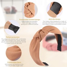 Brave Bull Women Girls Headbands 6 Pieces Fashion Top Knotted Headbands - Womens Knotted Headbands Wide Band Hairband Hair Accessories (Yurt Dışından)