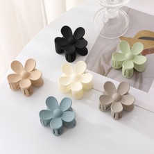 Brave Bull Matte Flower Hair Clips Big Claw Clips For Women's Thick Hair Big Cute Hair Clips Non-Slip Strong Fixation For Women's Thin Hair Ladies Girls Hair Accessories 6 Colors (Yurt Dışından)