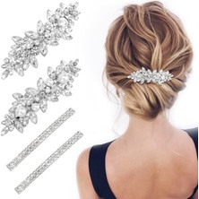 Brave Bull Pieces Hairpins Ladies Water, Hairpins Flower Hairpins,, French Hairpins Hairpins Hairpins Hairpins Ladies Wedding Accessories (Yurt Dışından)