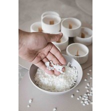 Meltt Candle Ahşap Fitilli Dekoratif Mum