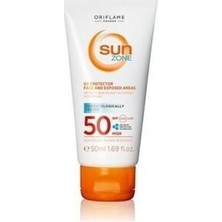 Sun Zone Yüz ve Güneşe Aşırı Maruz Kalan Bölgeler Için Spf 50 Yüksek Korumalı Güneş Kremi