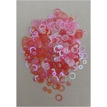 Analı Kızlı Metalik Kaplama Oya, Abiye, Havlu, Çeyizlik Vb. Plastik El Işleme Pul 15GR.