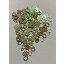 öztürk Analı Kızlı Metalik Kaplama Oya, Abiye, Havlu, Çeyizlik Vb. Plastik El Işleme Pul 15GR.