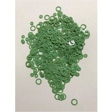 Analı Kızlı Metalik Kaplama Oya, Abiye, Havlu, Çeyizlik Vb. Plastik El Işleme Pul 15GR.