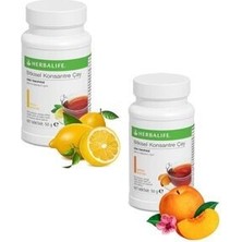 Herbalife Bitkisel Konsantre Çay 2 Set 50 gr Llimon + Şeftali