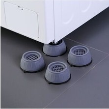 Beyaz Eşya Altlığı Ayağı 4 Adet Çamaşır Bulaşık Makinası Buzdolabı Yükseltici Titreşim Önleyici