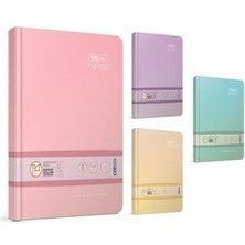 Gıpta Thebook Pastels İp Dikişli Sert Kapak Not Defteri 20X28Cm 120 Yaprak Çizgili (3 Lü Paket) 3302