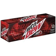 Mountain Dew Code Red Cherry Flavored 12 Adet