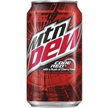 Mountain Dew Code Red Cherry Flavored 12 Adet