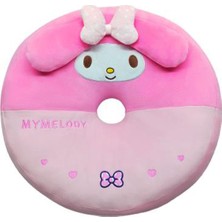 Sanrio Lisanslı Yuvarlak Peluş Yastık - My Melody