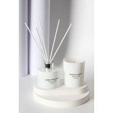 Home Art Plus Oda Kokusu ve Mum Seti Beyaz Çiçekler Kokulu 100 ml