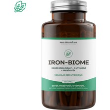 Iron-Biome Demir, Prebiyotik, C-Vitamini, Bitkisel Karışım Içeren Takviye Edici Gıda (60 Kapsül)