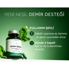 Iron-Biome Demir, Prebiyotik, C-Vitamini, Bitkisel Karışım Içeren Takviye Edici Gıda (60 Kapsül)