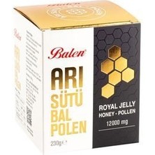 Arı Sütü Bal Polen Karışım 230 gr 12000 Mg