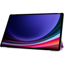 Noktaks - Samsung Galaxy Tab S9 Fe - Tablet Kılıfı Smart Cover Standlı 1-1 Kılıf - Pembe