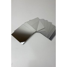 Dekoratif Pleksi Ayna (Kendinden Yapışkanlı) 20X20 1 Adet - (Cam Ayna Görevi Görmez)