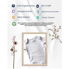 Lotus Baby Kısa Kollu %100 Pamuklu Unisex Bebek 0-1 Yaş 12'li Aylık Bebek Body Seti