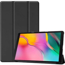 noktaks - Samsung Galaxy T720 Tab S5E - Tablet Kılıfı Smart Cover Standlı 1-1 Kılıf - Pembe