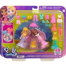 Polly Pocket ve Arkadaşları Farklı Moda Aksesuarları Oyun Setleri HNF51-HKV96 Polly Pocket Figür Set