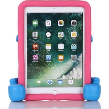 noktaks - Apple iPad 5 Air - Tablet Kılıfı Çocuklar için Eva Boxer Tablet Silikon Kılıf - Kırmızı