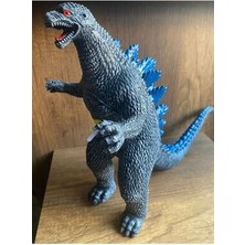 Godzilla Sesli 68 cm Dinazor Büyük Boy Godzila Oyuncak Figür Godzilla Mavi Dinazor