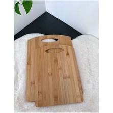 Bambu 2'li Kesme Tahtası, Et Ekmek Kesme Tahtası, 2'li Set