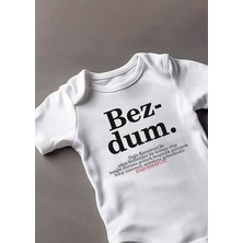 Lotus Baby Kısa Kollu %100 Pamuklu Bezdum Tasarımlı Bebek Body Zıbın