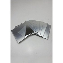 Dekoratif Pleksi Ayna (Kendinden Yapışkanlı) 20X20 10 Adet - (Cam Ayna Görevi Görmez)