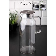 Borosilikat Cam Sürahi 2 Litre