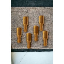 Bef Group Tahta Kaşık Baharat Kaşığı Ahşap Kaşık Ölçü Kaşığı 6'lı Set Mutfak Gereçleri Kaşık Takımı