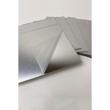 Demoplex Reklam Pleksi Market Dekoratif Pleksi Ayna (Kendinden Yapışkanlı) 20X20 5 Adet - (Cam Ayna Görevi Görmez)