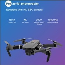 E88  4K Hd Çift Kameralı Drone App Kontrol Wifi Li Katlanabilir  X3 Batarya