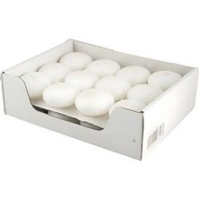 24 Lü Beyaz Renk Yüzen Mum