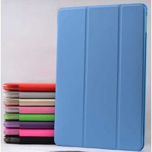 noktaks - Apple iPad 2 3 4 - Tablet Kılıfı Smart Cover Standlı 1-1 Kılıf - Kırmızı