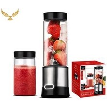Mix 450ML+380ML Taşınabilir Metal Kişişel Blender Shaken Smoothies Blender Keskin Bıçaklı Ekstra Cup