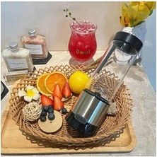 Mix 450ML+380ML Taşınabilir Metal Kişişel Blender Shaken Smoothies Blender Keskin Bıçaklı Ekstra Cup