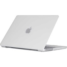 ekılıf - Apple Macbook 14.2' 2021 - Kılıf Alt ve Üst Koruyucu MSoft Mat Kapak - Renksiz - T20523