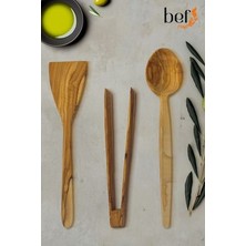 Tahta Kaşık Yemek Kaşığı Ahşap Servis Seti Set Zeytin Ağacı Mutfak Gereçleri Yemek Takımı