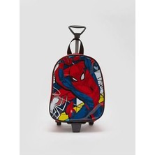 Lcw Accessorıes Spiderman Baskılı Erkek Çocuk Çekçekli Çanta